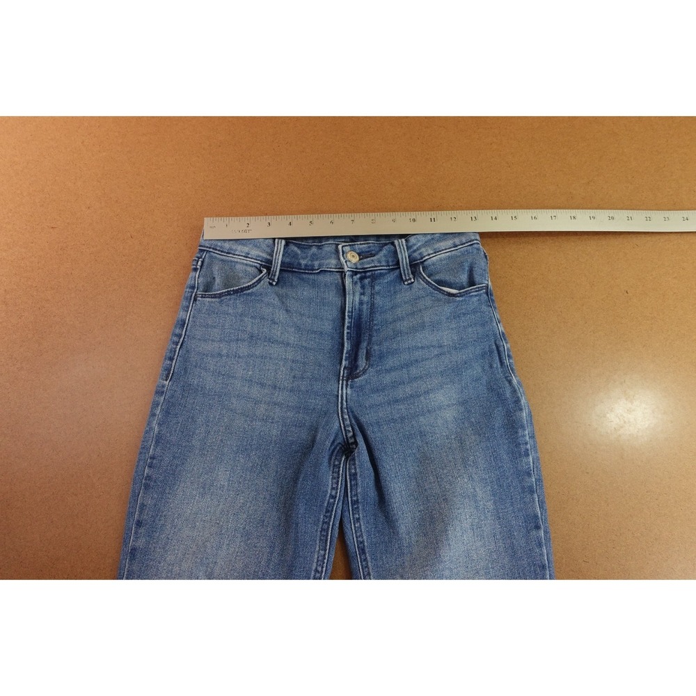 Old Navy Womens Size 2 Medium Wash Denim High Rise Straight Leg Jeans - Picture 5 of 9